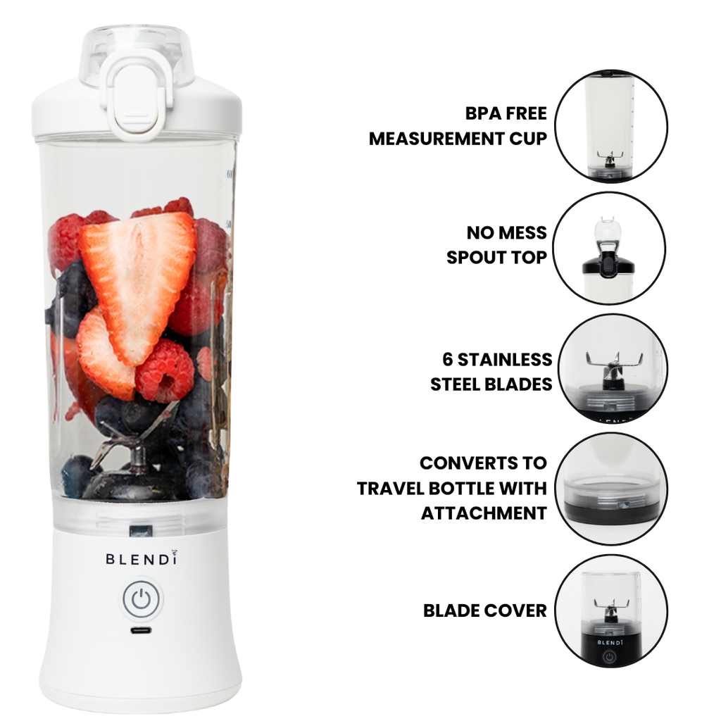 BLENDi X Ice Crushing Portable Blender – 24oz | Cordless & Travel-Ready