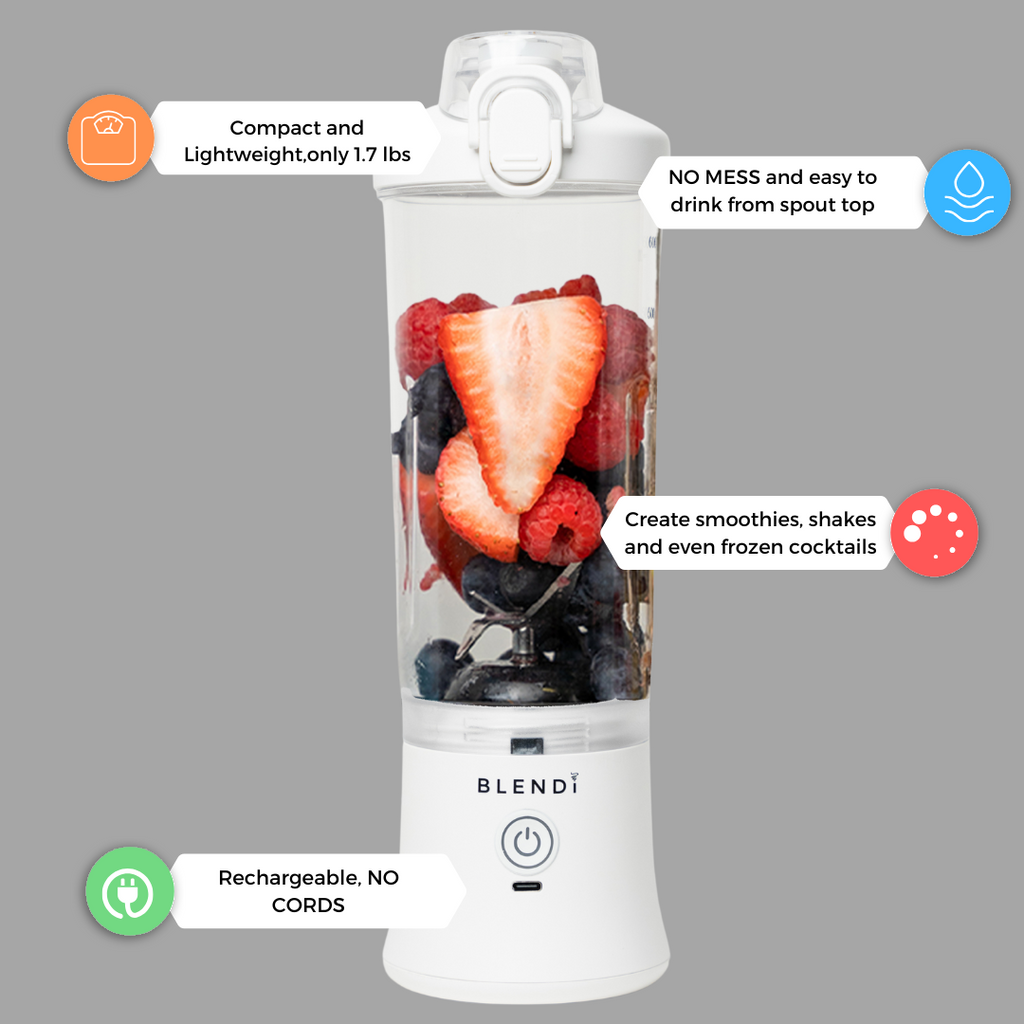 BLENDi X Ice Crushing Portable Blender – 24oz | Cordless & Travel-Ready