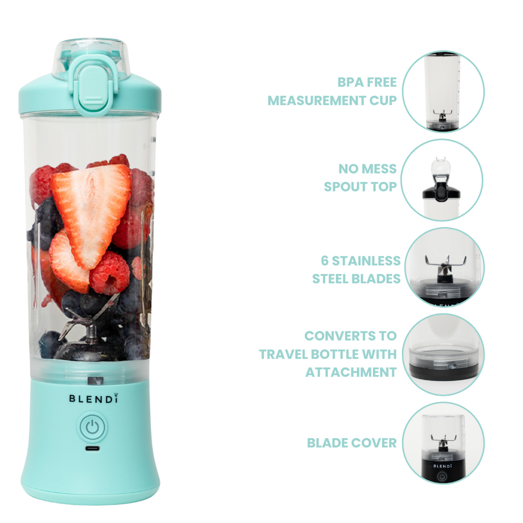 BLENDi X Ice Crushing Portable Blender – 24oz | Cordless & Travel-Ready