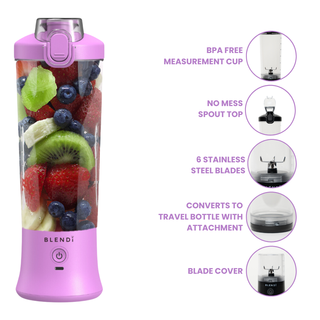 BLENDi X Ice Crushing Portable Blender – 24oz | Cordless & Travel-Ready