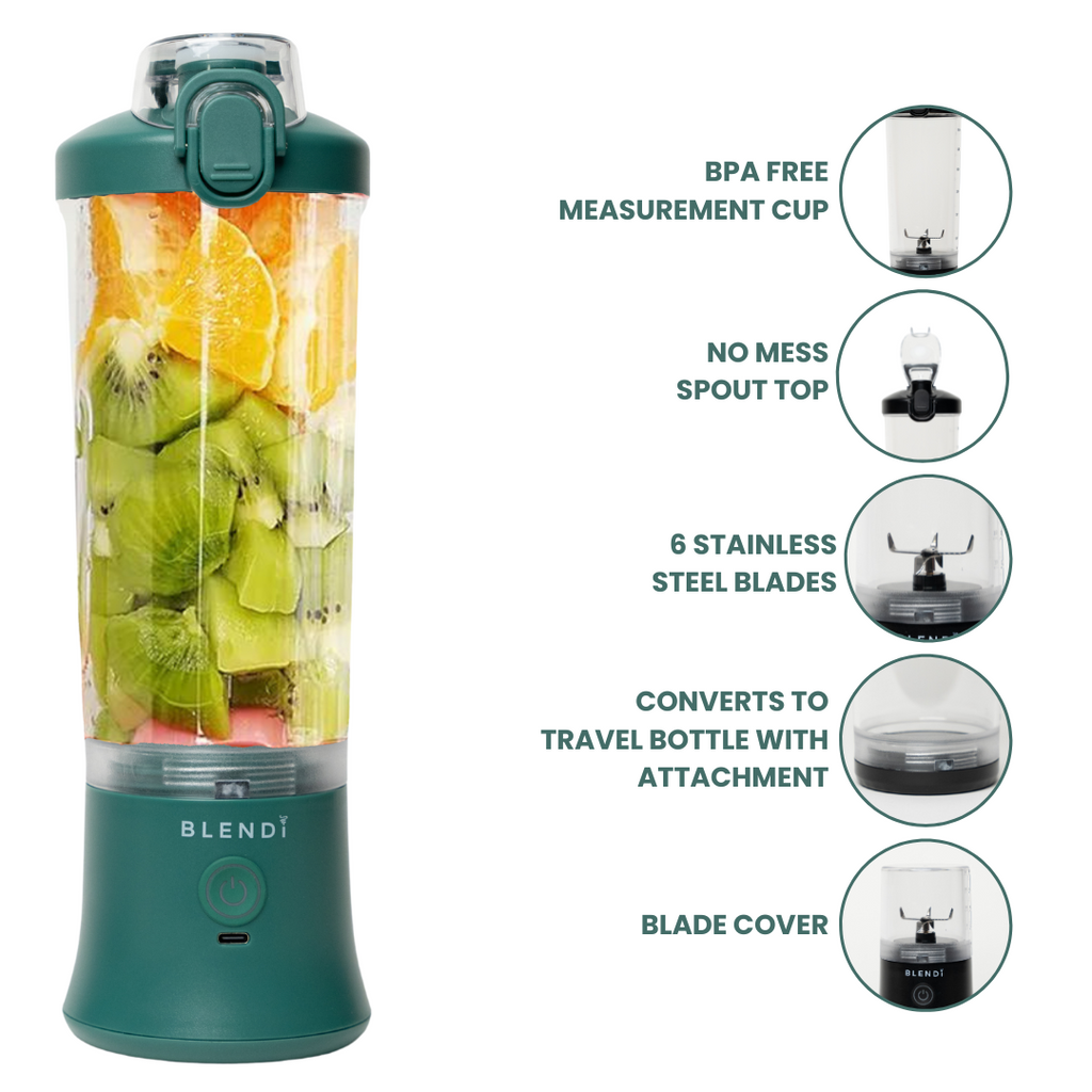 BLENDi X Ice Crushing Portable Blender – 24oz | Cordless & Travel-Ready