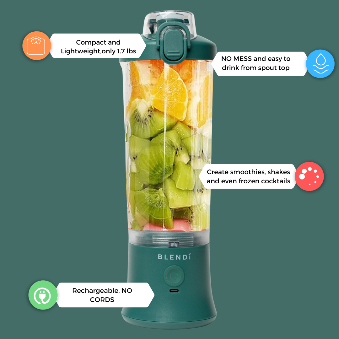 BLENDi X Ice Crushing Portable Blender – 24oz | Cordless & Travel-Ready