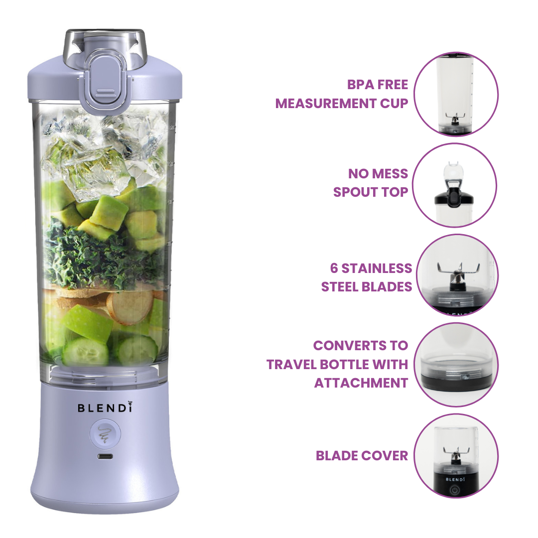BLENDi X Ice Crushing Portable Blender – 24oz | Cordless & Travel-Ready