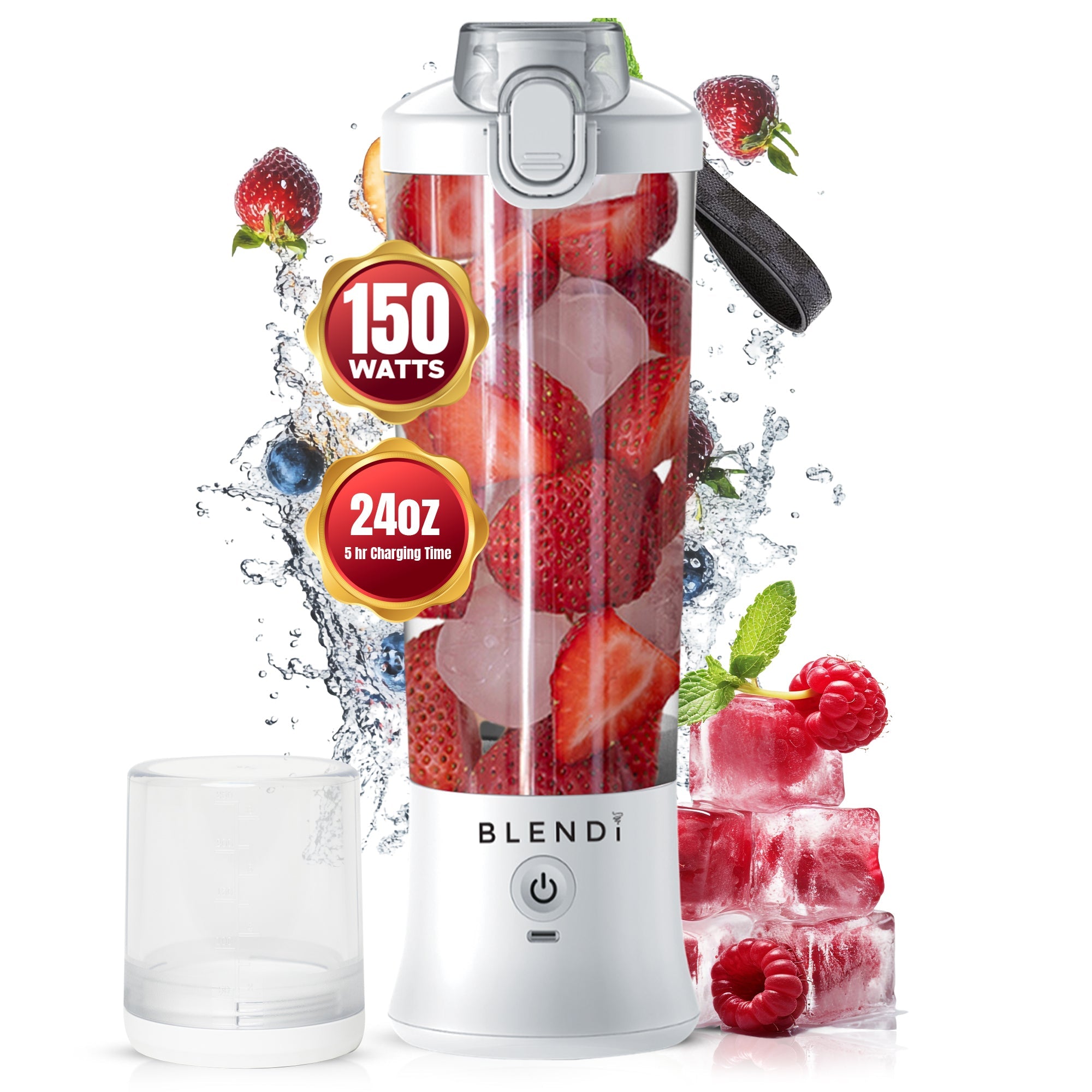 BLENDi X Ice Crushing Portable Blender – 24oz | Cordless & Travel-Ready