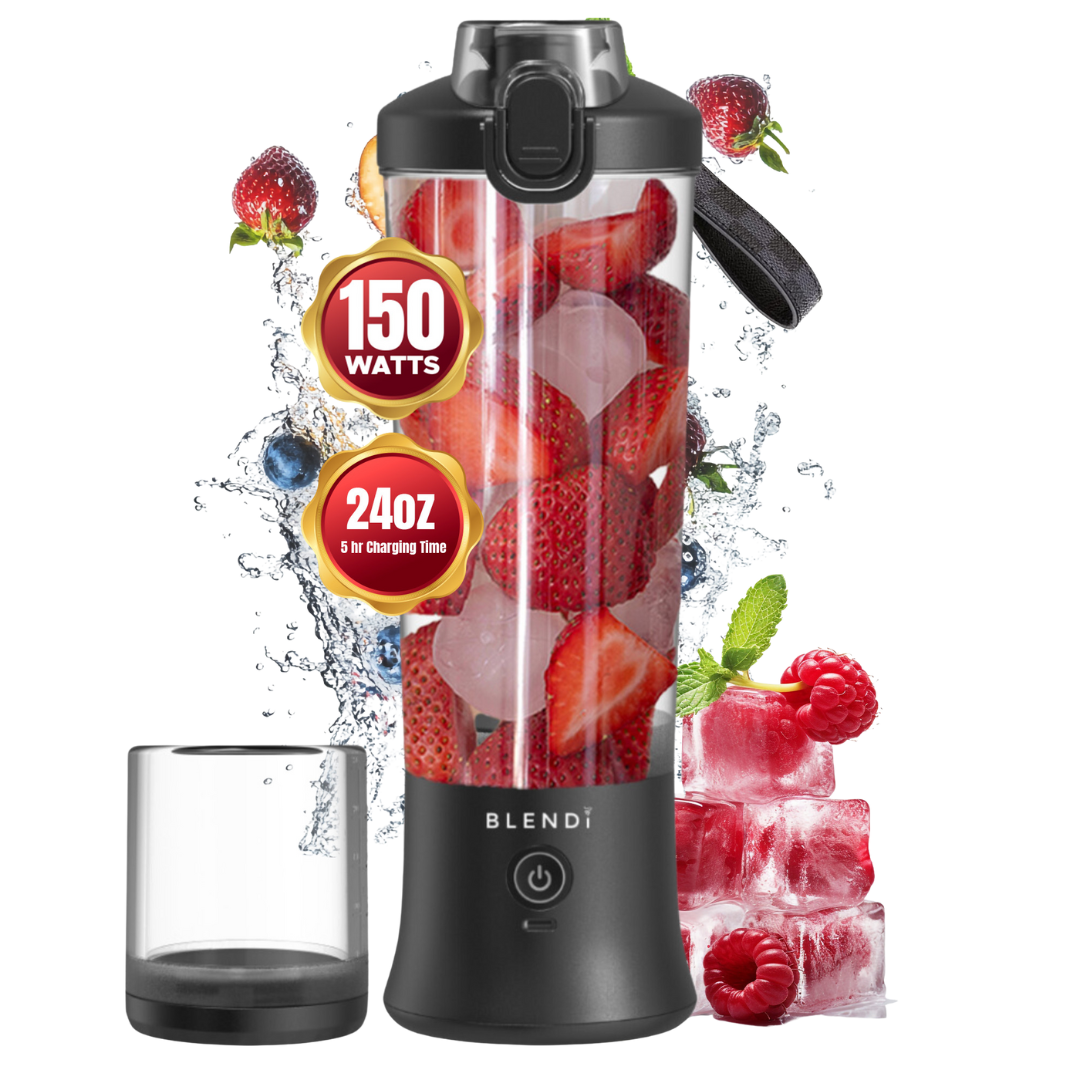 BLENDi X Ice Crushing Portable Blender – 24oz | Cordless & Travel-Ready